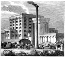 Sugar refinery, Southampton, England, which opened in 1851