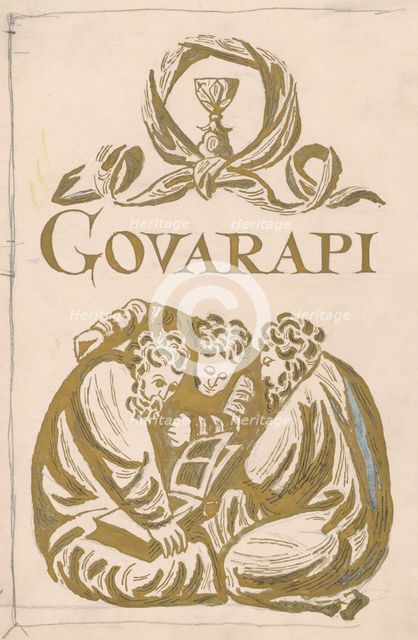 Suggestion for the cover, 1940-1944. Creator: Ján Novák.