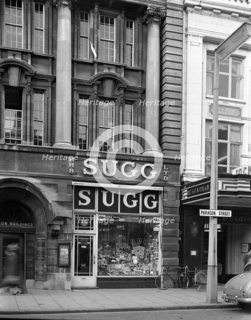 Sugg's sports store, Paragon Street, Hull, Yorkshire, 1967. Creator: Michael Walters.