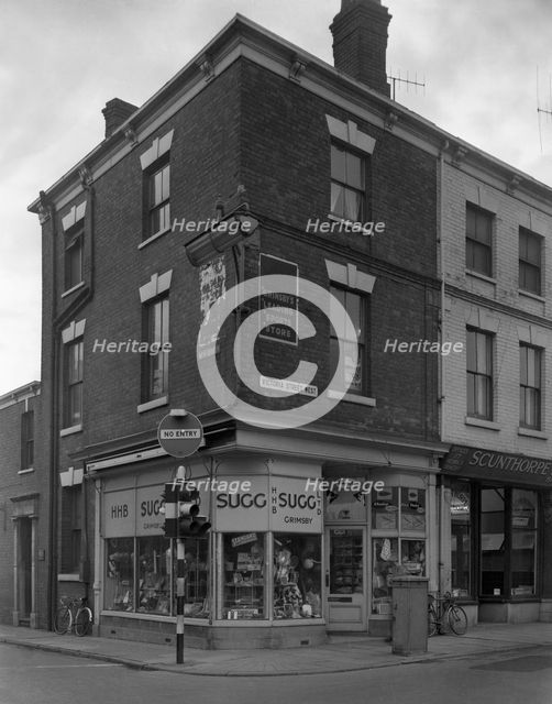 Sugg Sport shop, Grimsby, Lincolnshire, 1960. Creator: Michael Walters.