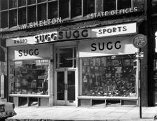 Sugg Sports, King Street branch, Nottingham, Nottinghamshire, 1960. Creator: Michael Walters