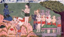 Sugriva's Farewell, 1700-1725. Creator: Unknown