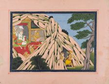 Sugriva Sends Emissaries, Led by Hanuman, to Find Princess Sita, between c1830 and c1840. Creator: Unknown
