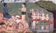 Sugriva's Farewell, 1700-1725. Creator: Unknown