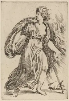 Suicide of Dido. Creator: Stefano della Bella