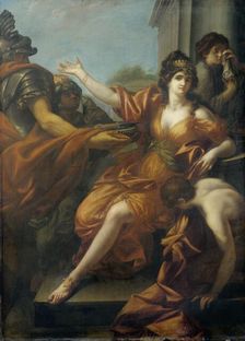 Suicide of Queen Dido, c.1800. Creator: Anon