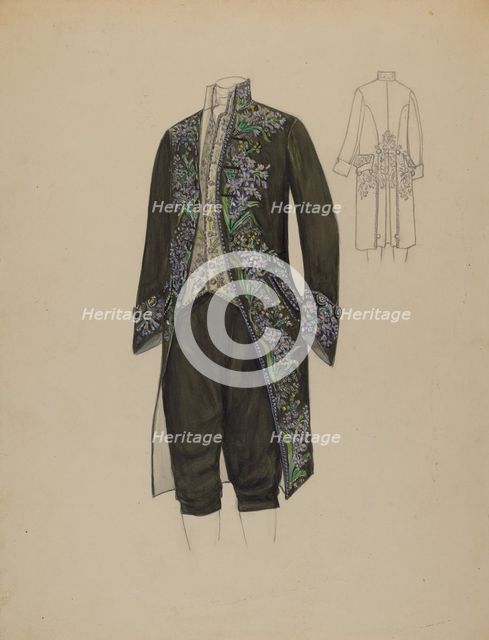 Suit, 1935/1942. Creator: Unknown.