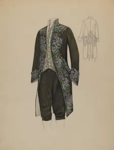 Suit, 1935/1942. Creator: Unknown