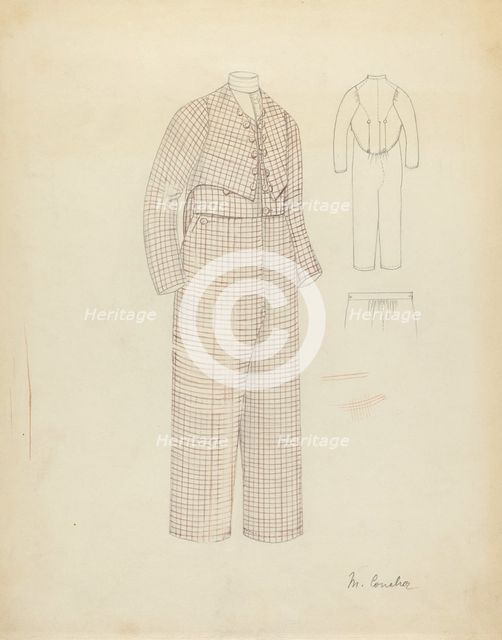 Suit, 1935/1942. Creator: Margaret Concha.