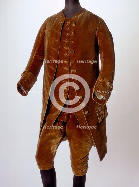 Suit worn by David Garrick, c1760. Creator: Unknown.