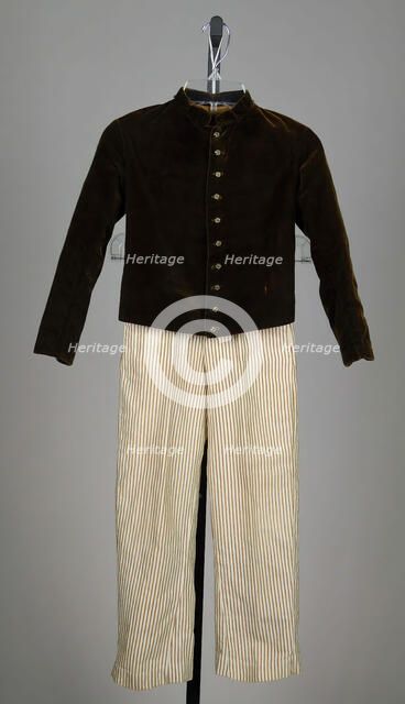 Suit, American, 1855-65. Creator: Unknown.