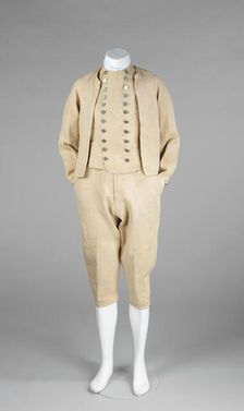 Suit, British, 1875-90. Creator: Unknown