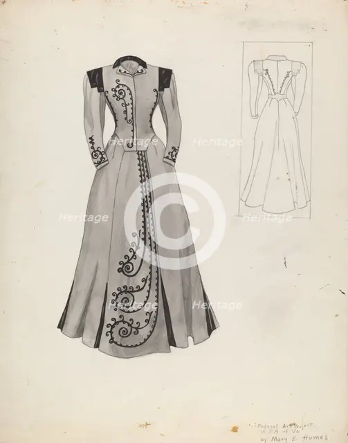 Suit (Costume), c. 1937. Creator: Mary E Humes.
