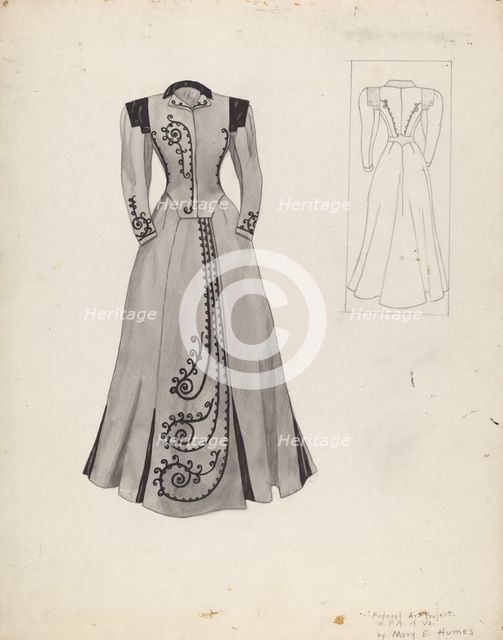 Suit (Costume), c. 1937. Creator: Mary E Humes.