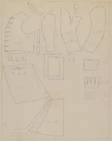Suit Pattern, c. 1938. Creator: Henry De Wolfe