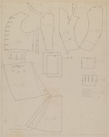 Suit Pattern, c. 1938. Creator: Henry De Wolfe