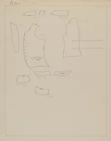 Suit Pattern, c. 1938. Creator: Henry De Wolfe