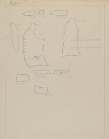 Suit Pattern, c. 1938. Creator: Henry De Wolfe