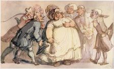 Suitors, c1780-1825. Creator: Thomas Rowlandson
