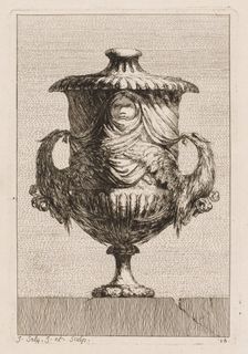 Suite of Vases: Plate 12, 1746. Creator: Jacques François Saly (French, 1717-1776)
