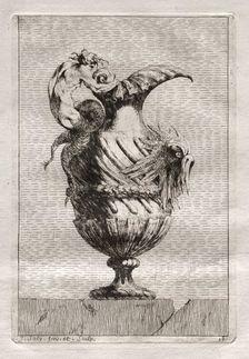 Suite of Vases: Plate 16, 1746. Creator: Jacques François Saly (French, 1717-1776)