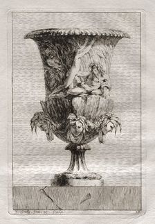 Suite of Vases: Plate 17, 1746. Creator: Jacques François Saly (French, 1717-1776)