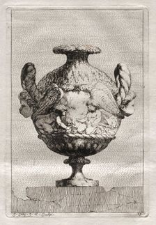 Suite of Vases: Plate 19, 1746. Creator: Jacques François Saly (French, 1717-1776)