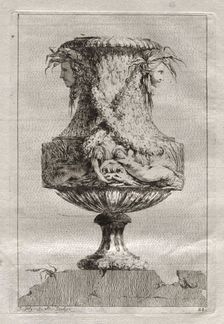 Suite of Vases: Plate 20, 1746. Creator: Jacques François Saly (French, 1717-1776)