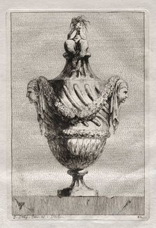 Suite of Vases: Plate 21, 1746. Creator: Jacques François Saly (French, 1717-1776)