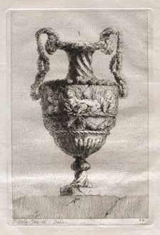 Suite of Vases: Plate 23, 1746. Creator: Jacques François Saly (French, 1717-1776)