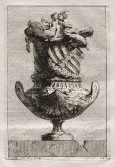 Suite of Vases: Plate 25, 1746. Creator: Jacques François Saly (French, 1717-1776)