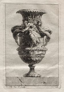 Suite of Vases: Plate 26, 1746. Creator: Jacques François Saly (French, 1717-1776)
