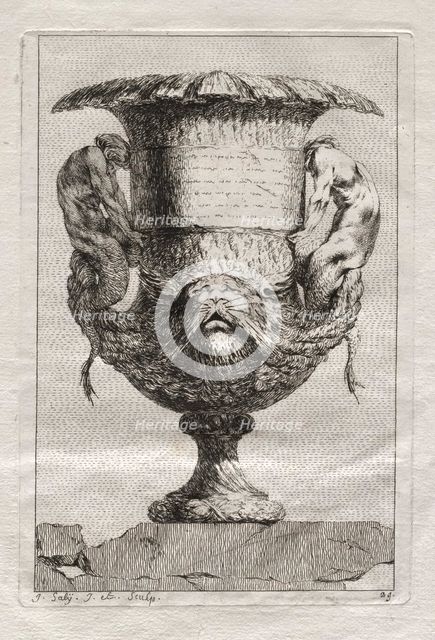 Suite of Vases: Plate 29, 1746. Creator: Jacques François Saly (French, 1717-1776).