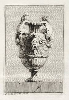 Suite of Vases: Plate 7, 1746. Creator: Jacques François Saly (French, 1717-1776)