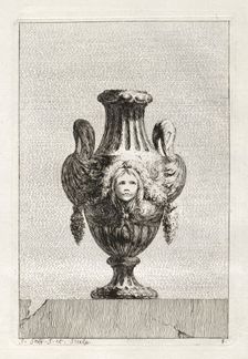 Suite of Vases: Plate 8, 1746. Creator: Jacques François Saly (French, 1717-1776)