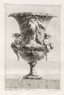 Suite of Vases: Plate 9, 1746. Creator: Jacques François Saly (French, 1717-1776)