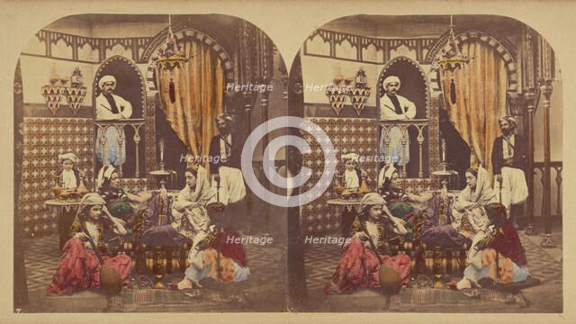 Sujets D'Orient, 1858-1861. Creator: Furne Fils & H. Tournier.