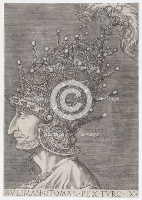 Suleiman II, 1535., 1535. Creator: Suleiman II.