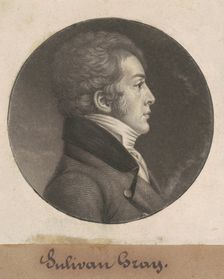 Sulivan Gray, 1807. Creator: Charles Balthazar Julien Févret de Saint-Mémin