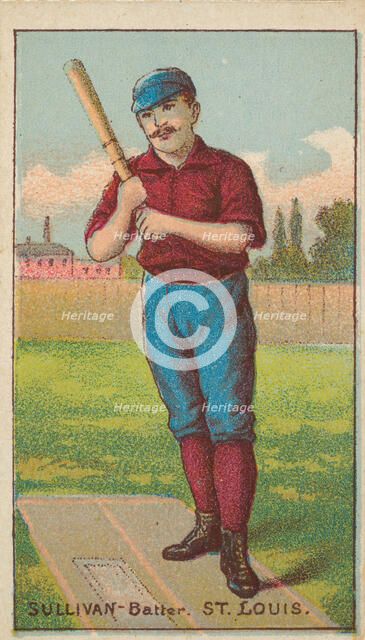 Sullivan, Batter, St. Louis, from the Gold Coin series (N284) for Gold Coin Chewing Tobacco, 1887. Creator: D Buchner & Co.