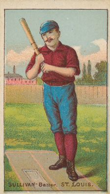Sullivan, Batter, St. Louis, from the Gold Coin series (N284) for Gold Coin Chewing Tobacco, 1887. Creator: D Buchner & Co