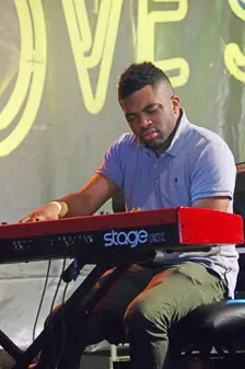 Sullivan Fortner, Love Supreme Jazz Festival, Glynde Place, East Sussex, 2015. Artist: Brian O'Connor