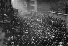 Sullivan funeral - Bowery, 1913. Creator: Bain News Service