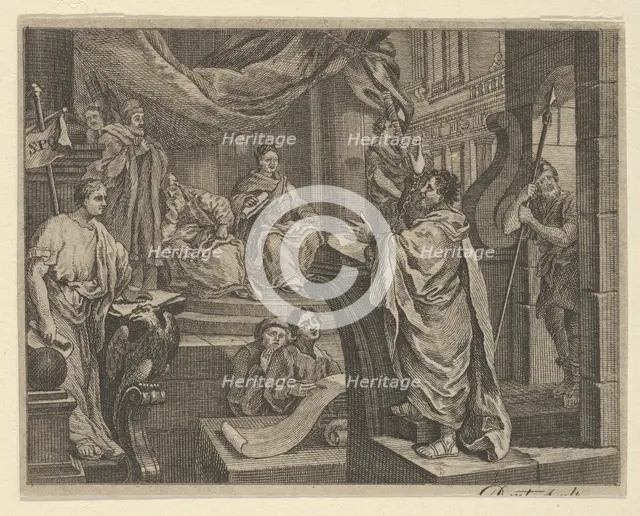 Sullivan's Paul Before Felix, ca. 1800. Creator: Dent.