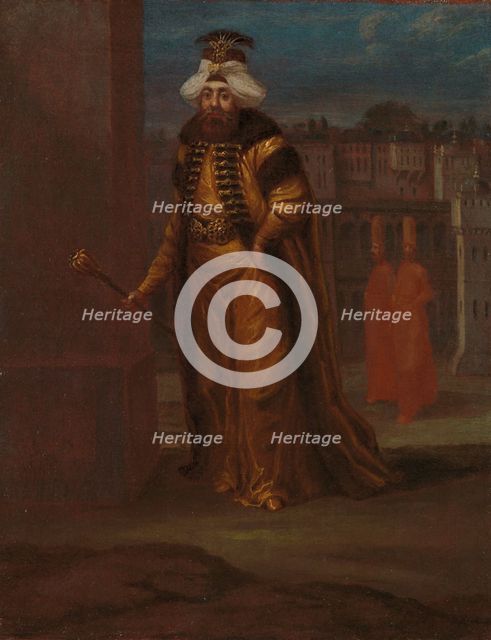 Sultan Mahmud I, c.1730-c.1737. Creator: Jean Baptiste Vanmour.