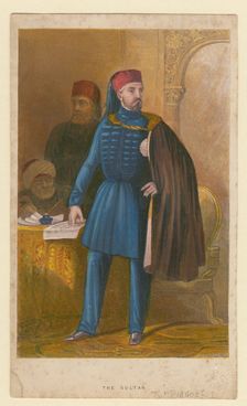 Sultan Abdülmecid I (1823-1861), 1850. Artist: Anonymous