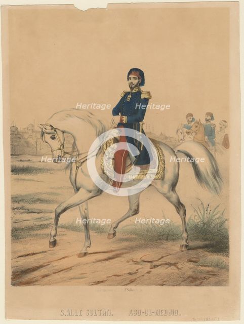 Sultan Abdülmecid I (1823-1861), 1853. Artist: Anonymous  