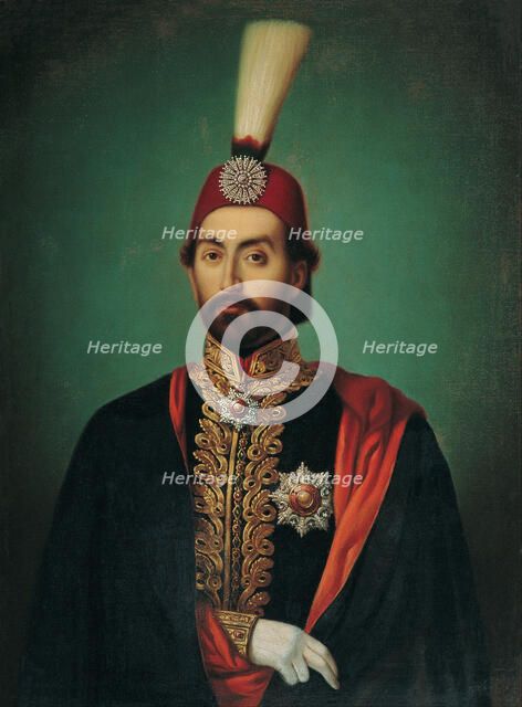 Sultan Abdülmecid I, Mid of the 19th cen.. Artist: Anonymous  