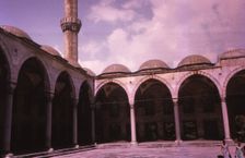 Sultan Ahmed Mosque (Blue Mosque) Courtyard, Istanbul, 20th century. Artist: CM Dixon