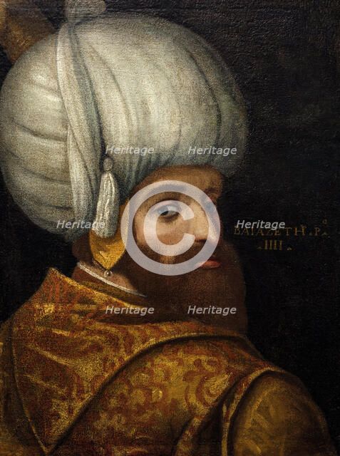 Sultan Bayezid I, c. 1580. Creator: Veronese, Paolo, (School)  .